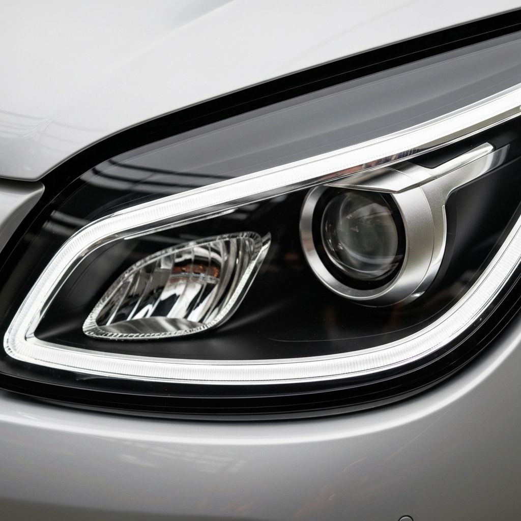 Mercedes LED-Scheinwerfer – Detail